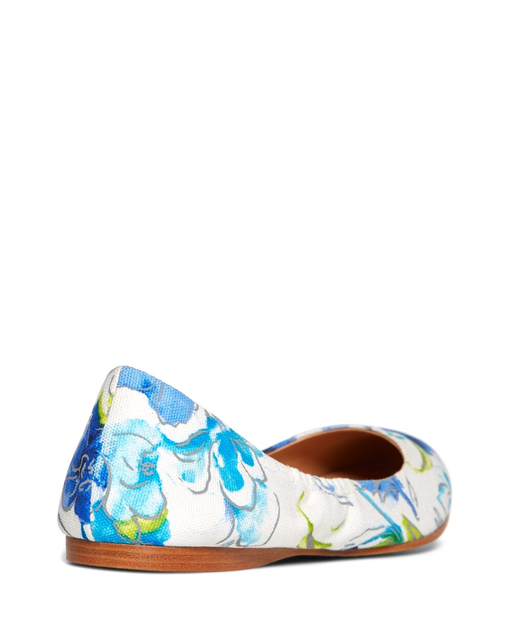 Brooks Brothers Women Floral Canvas Ballet Flats