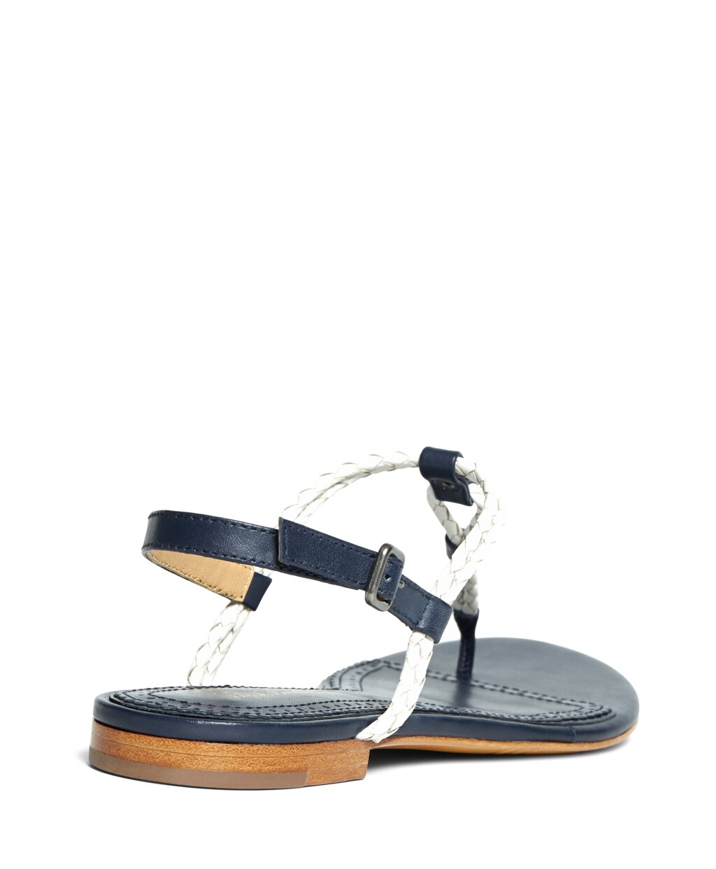 Brooks Brothers Women Braided Calfskin Sandals