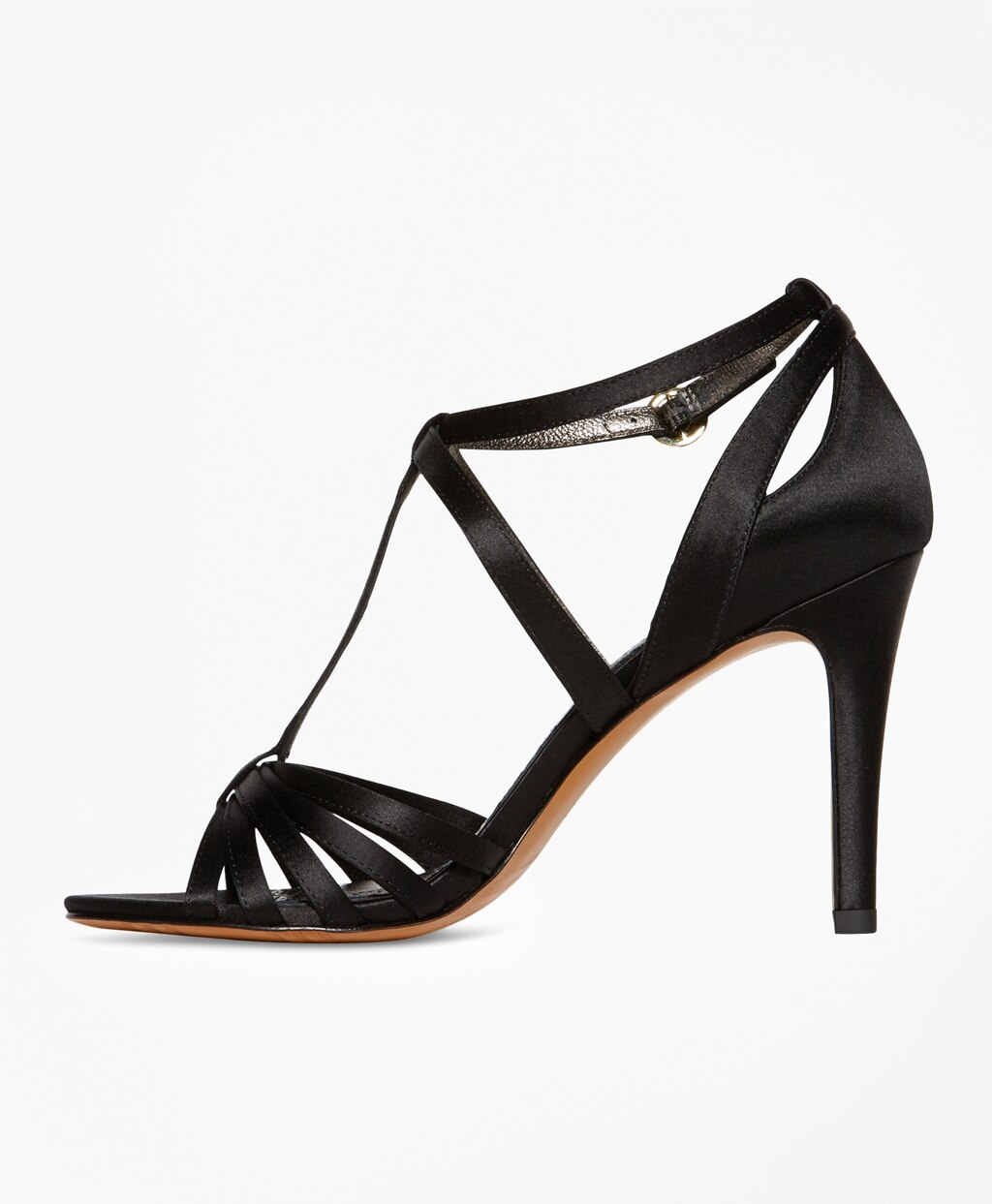 Brooks Brothers Women Satin High-Heeled Sandals