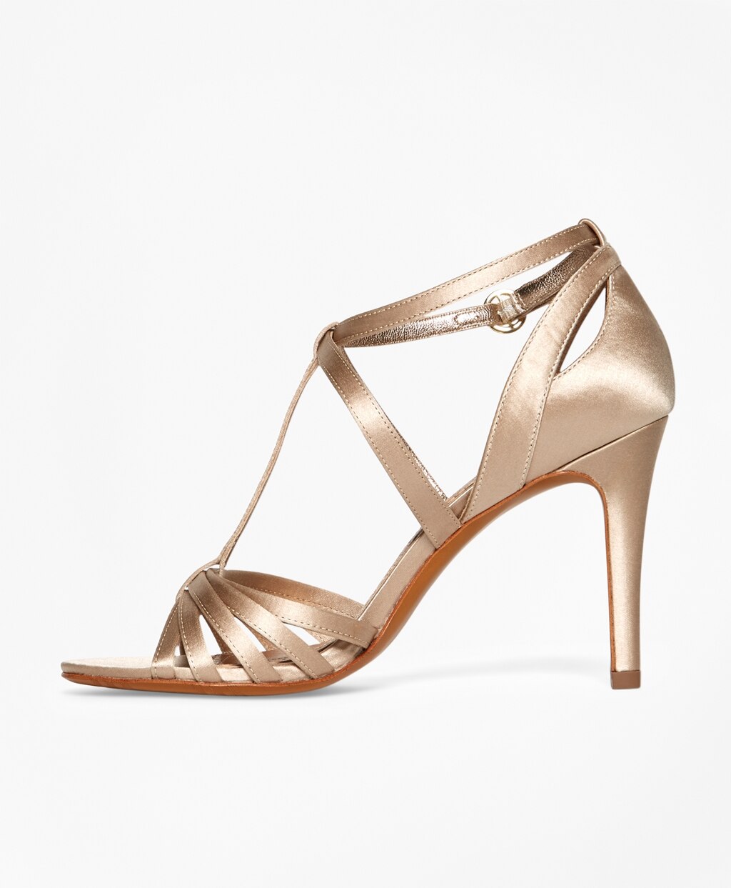 Brooks Brothers Women Satin High-Heeled Sandals