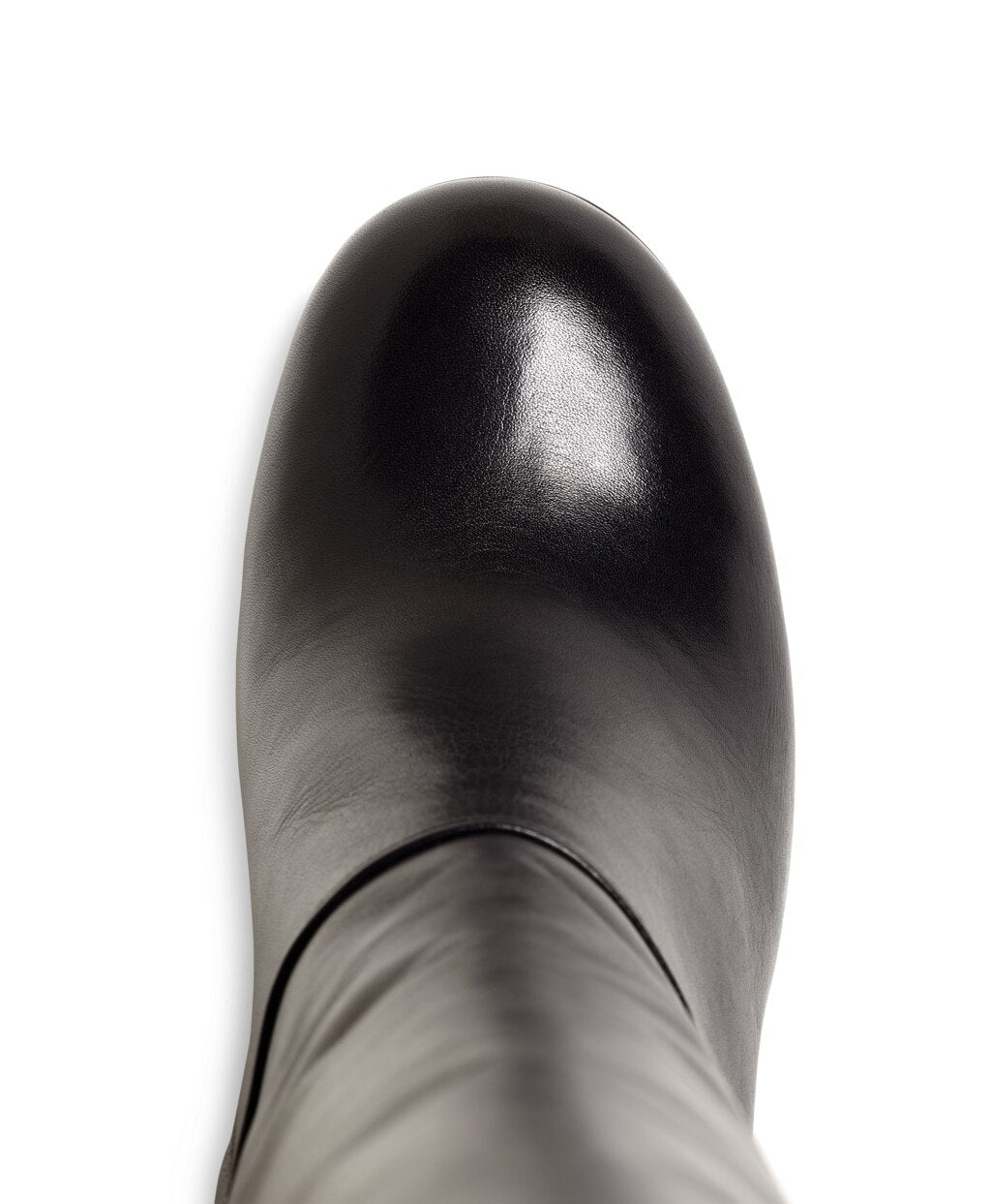 Brooks Brothers Women Tall Leather Stacked Heel Boots