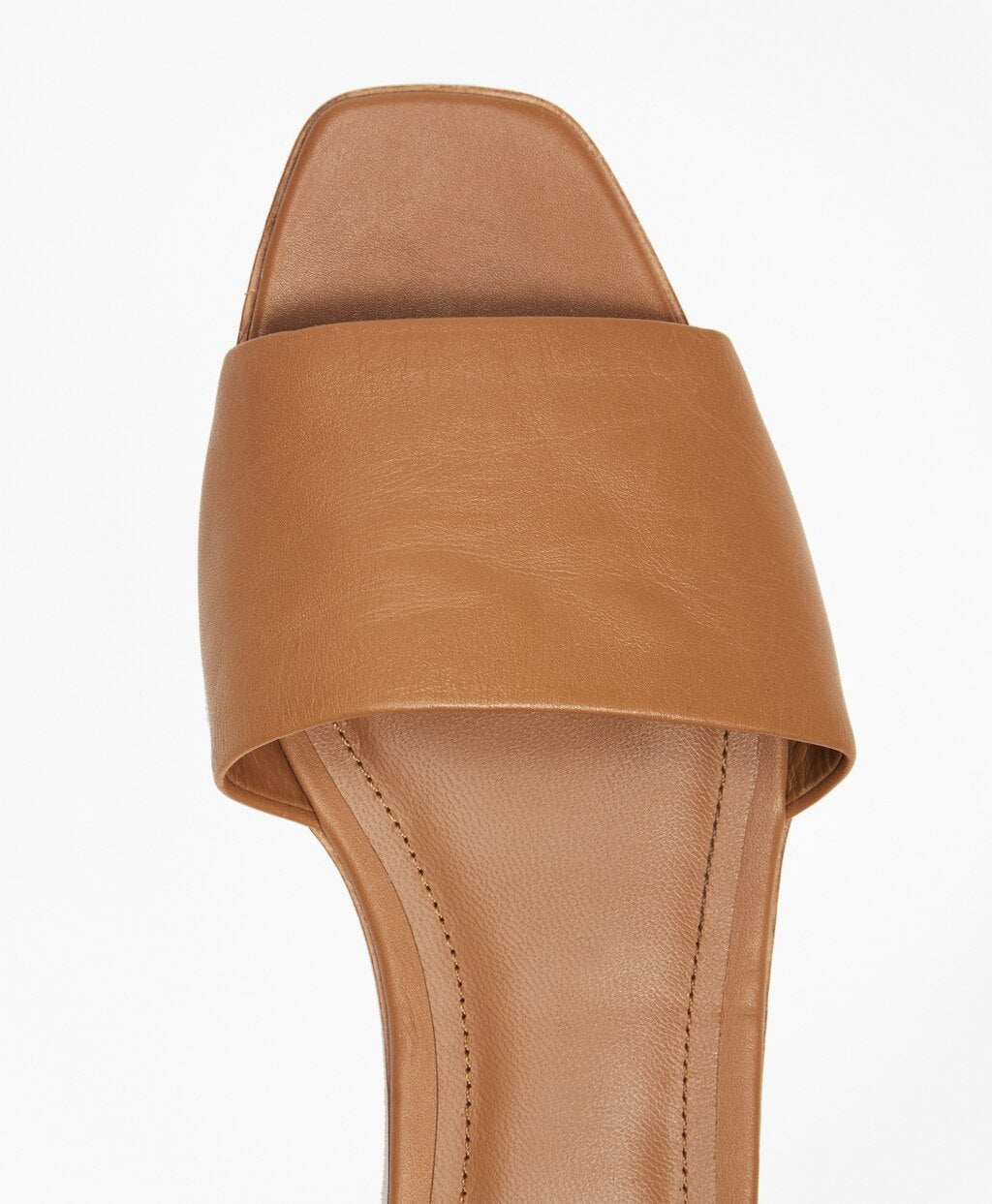 Brooks Brothers Women Leather Slide Sandals