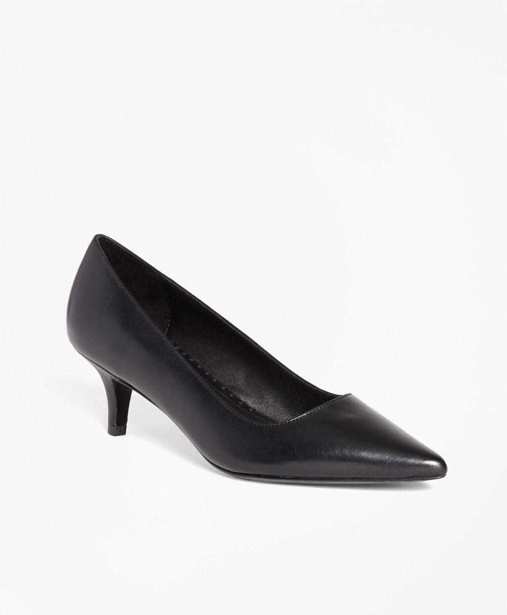 Brooks Brothers Women Leather Point-Toe Pumps
