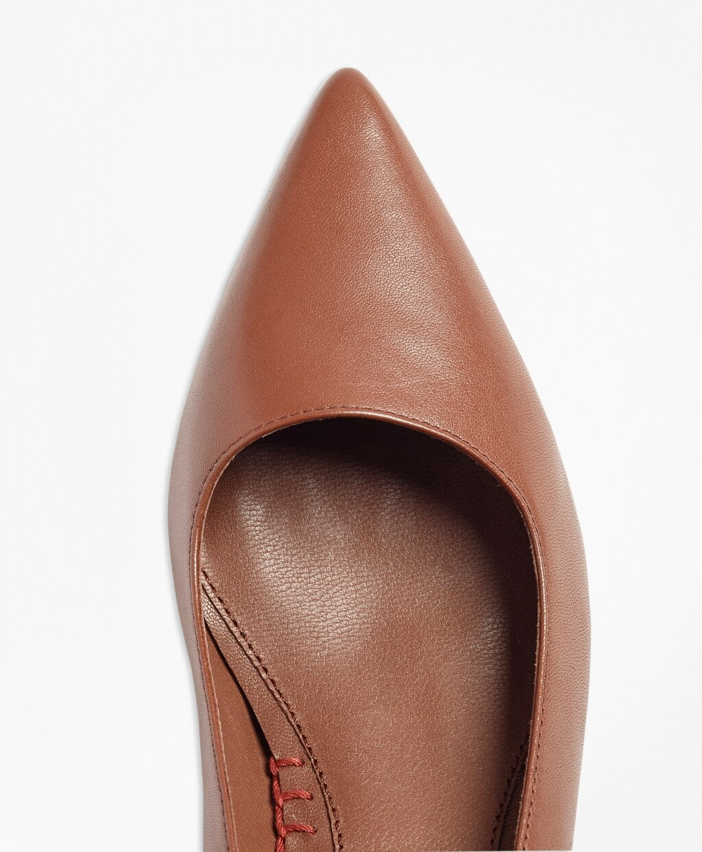 Brooks Brothers Women Leather Point-Toe Pumps