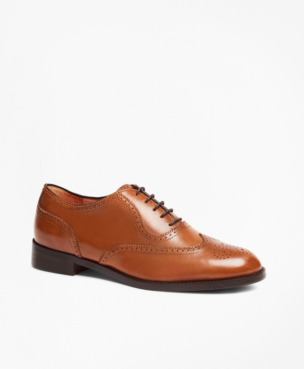 Brooks Brothers Women Leather Wingtip Brogues