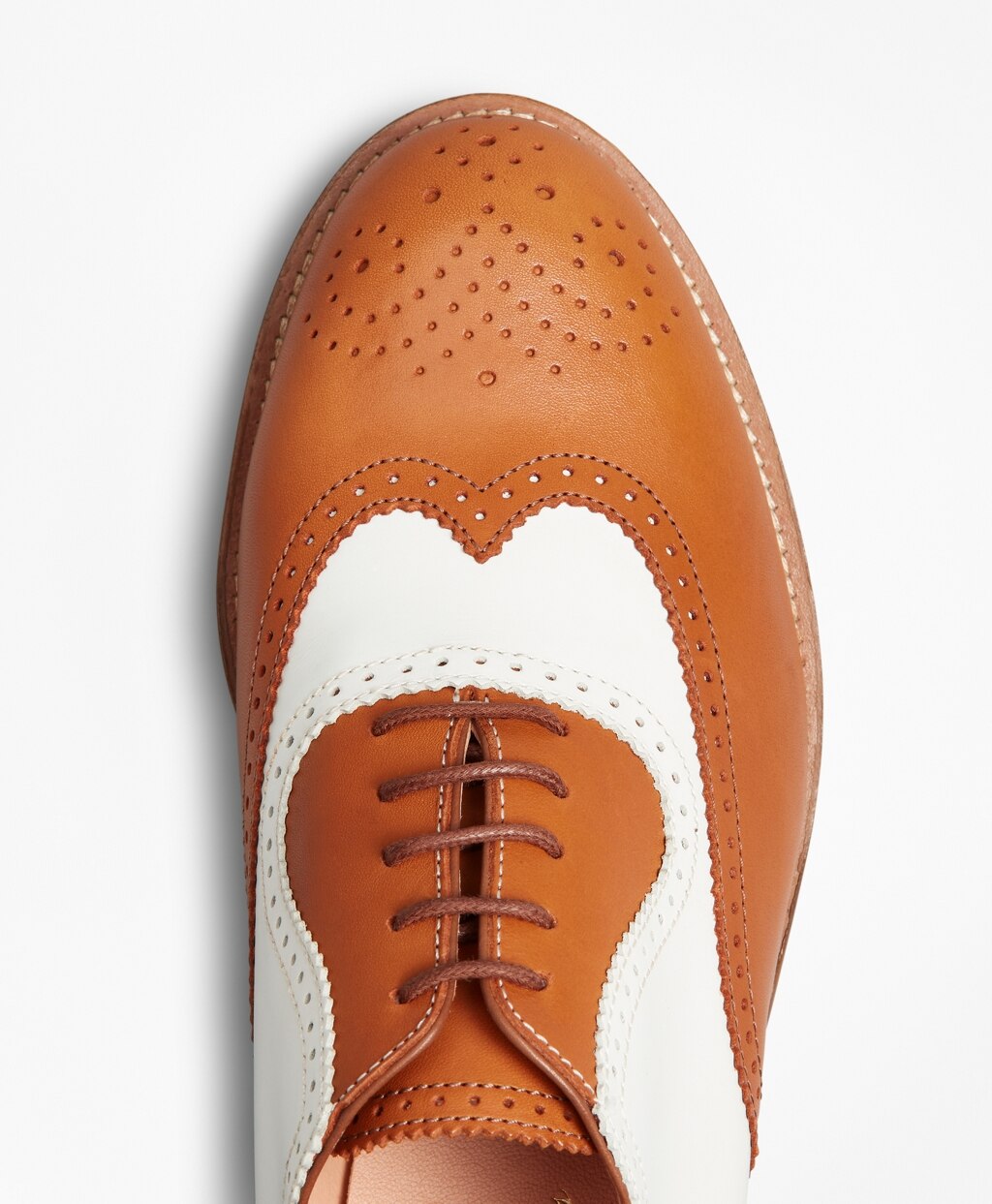 Brooks Brothers Women Leather Spectator Wingtips
