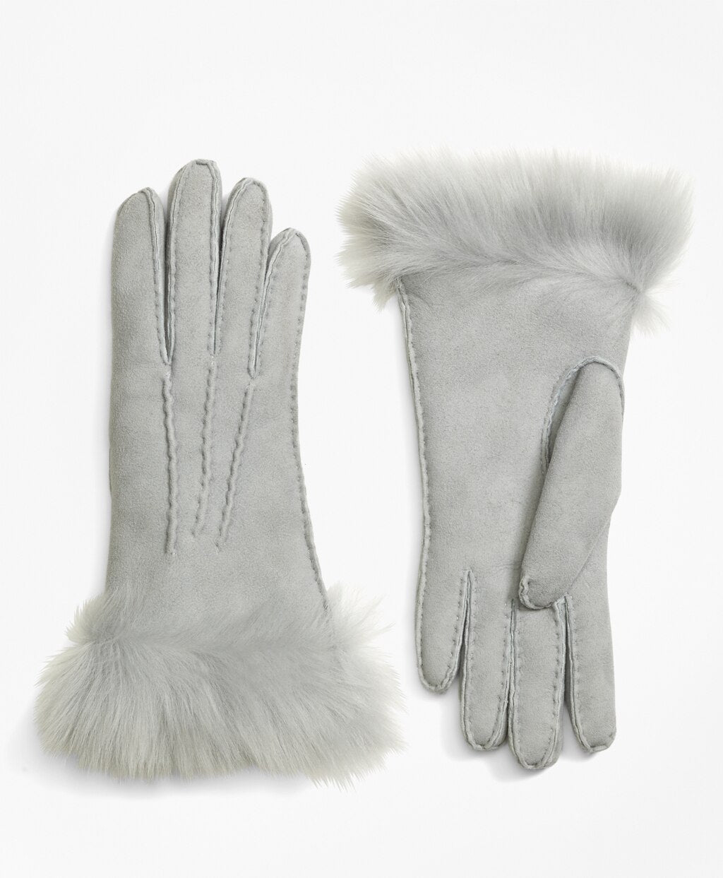 Brooks Brothers Women Shearling Gloves