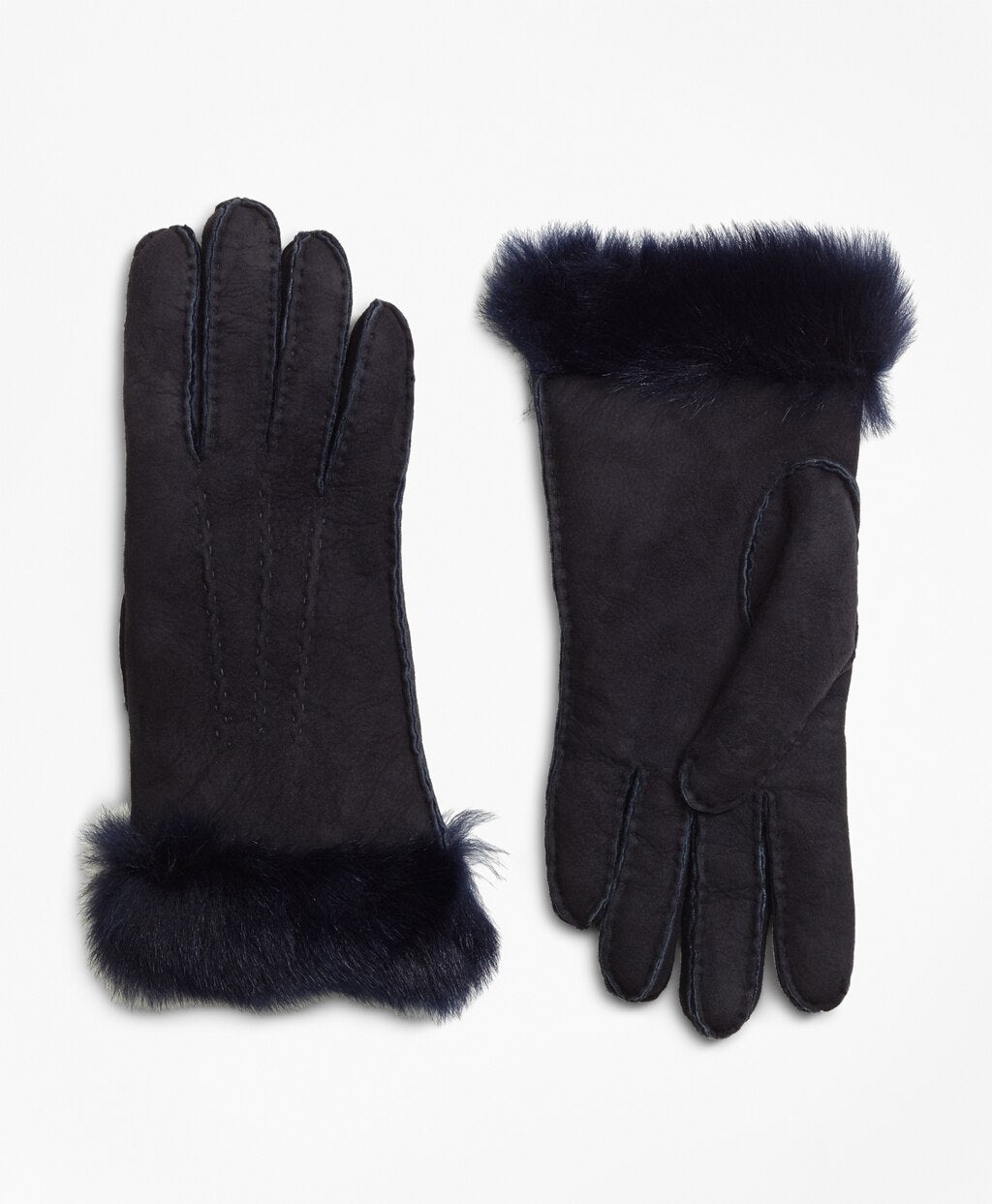 Brooks Brothers Women Shearling Gloves