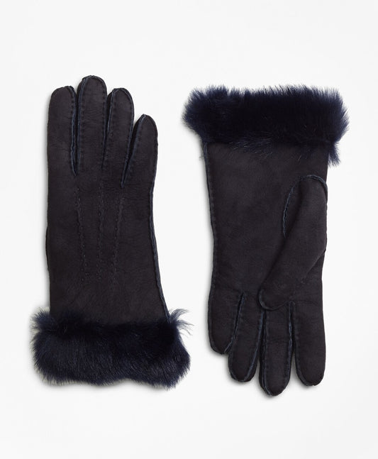 Brooks Brothers Women Shearling Gloves