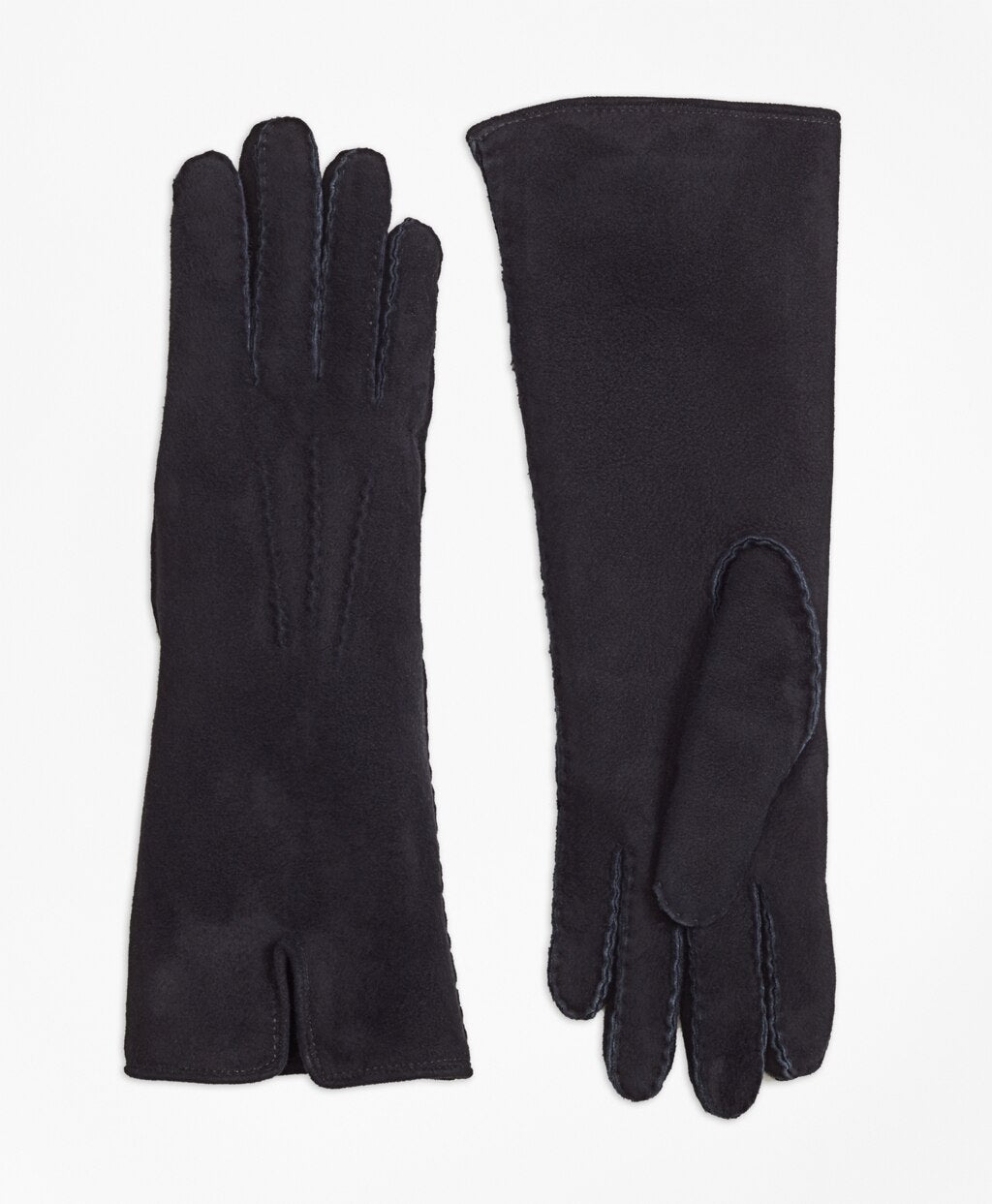 Brooks Brothers Women Shearling Fur Gloves