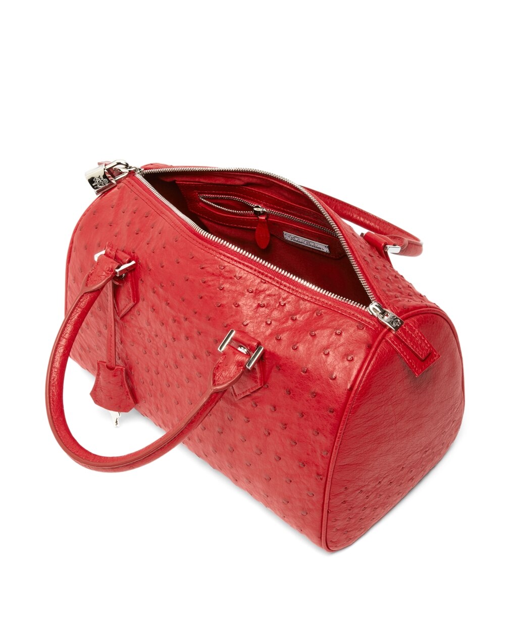 Brooks Brothers Women Ostrich Barrel Bag