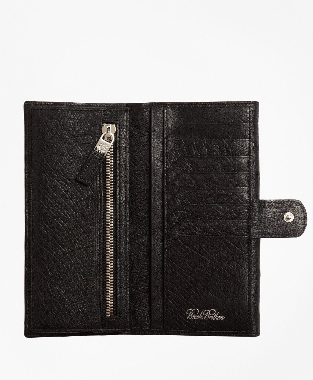 Brooks Brothers Women Ostrich Wallet