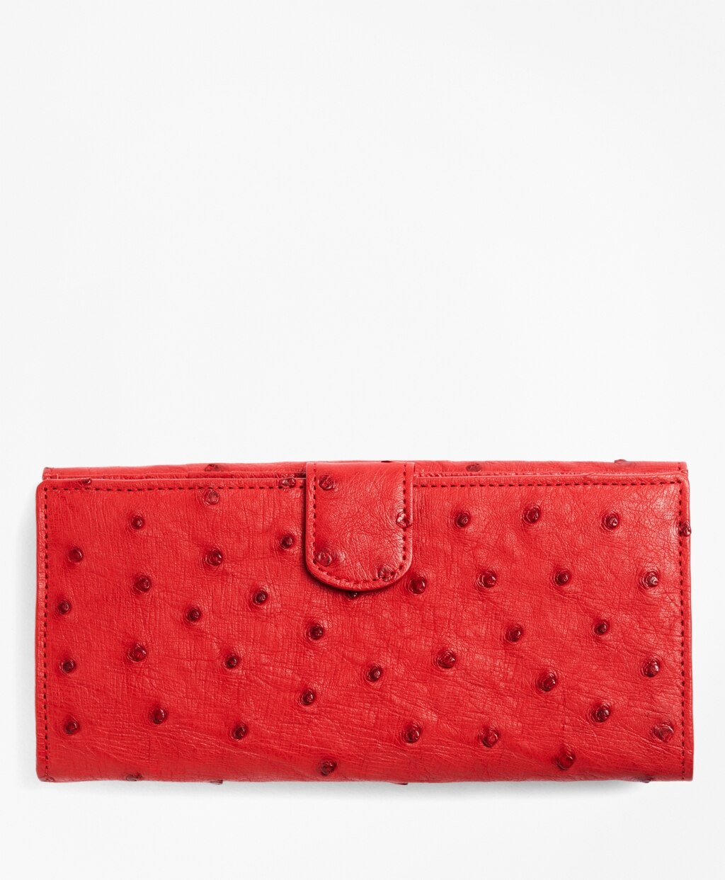 Brooks Brothers Women Ostrich Wallet