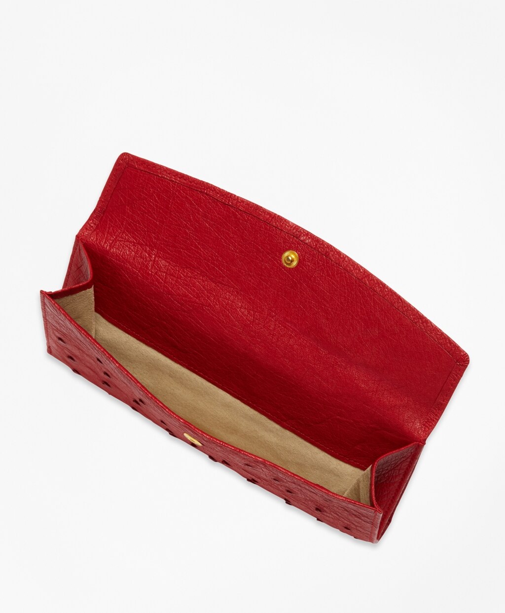 Brooks Brothers Women Ostrich Wallet