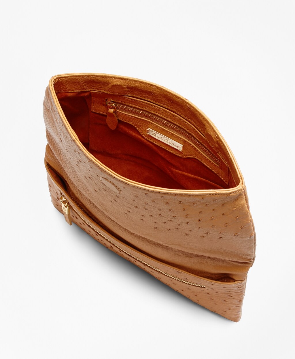 Brooks Brothers Women Ostrich Clutch