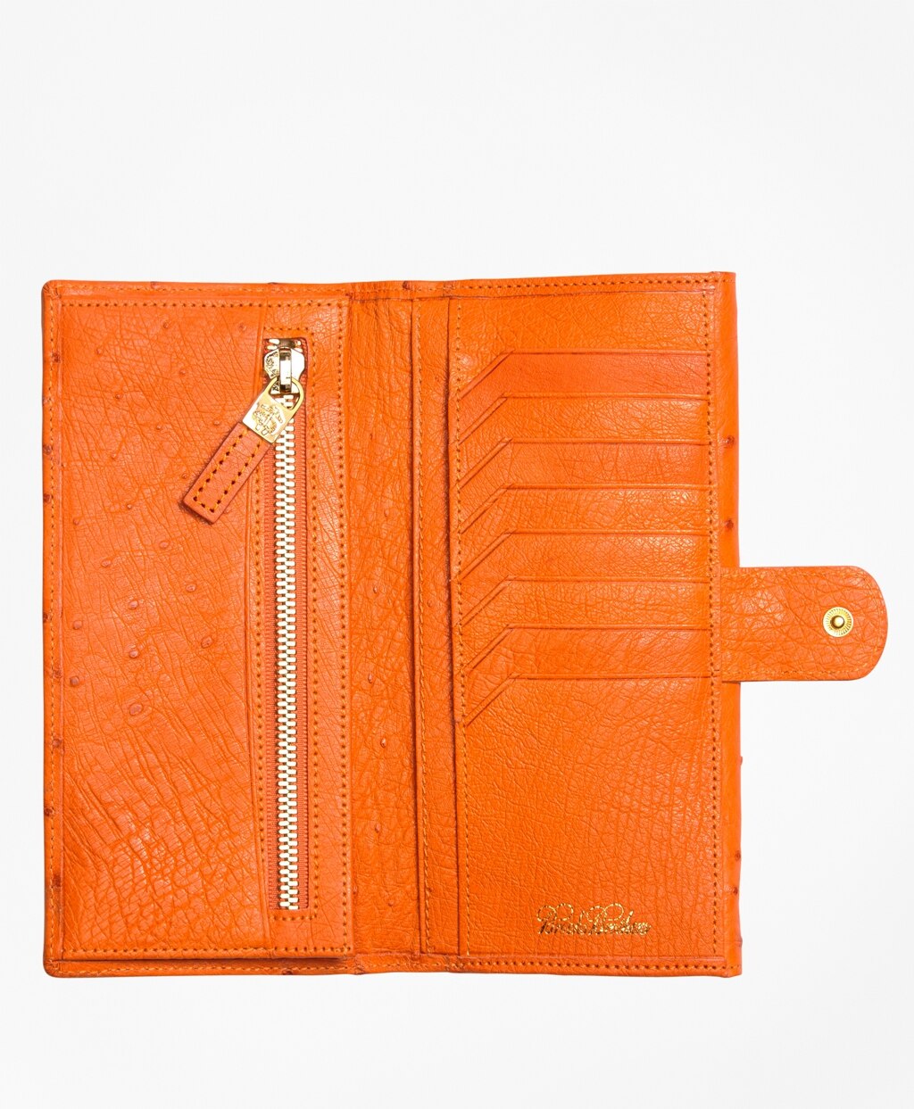 Brooks Brothers Women Ostrich Wallet