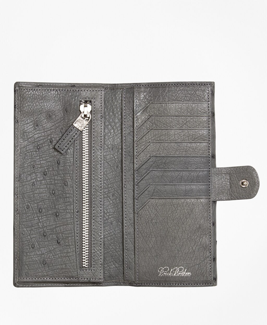Brooks Brothers Women Ostrich Wallet