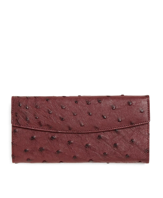 Brooks Brothers Women Ostrich Wallet