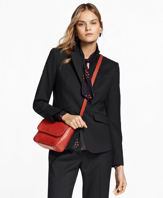 Brooks Brothers Women Wool Two-Button Jacket