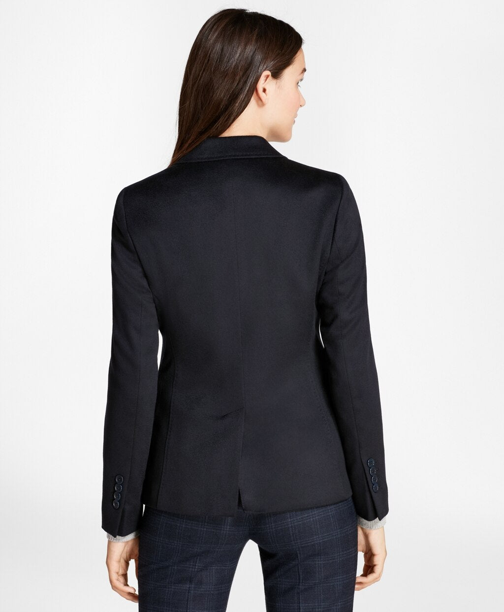 Brooks Brothers Women Two-Button Cashmere Blazer
