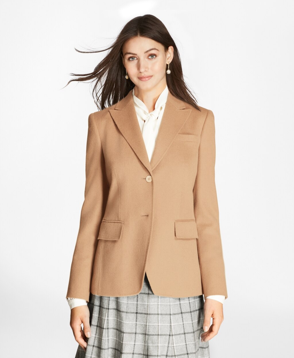 Brooks Brothers Women Camel Hair Jacket