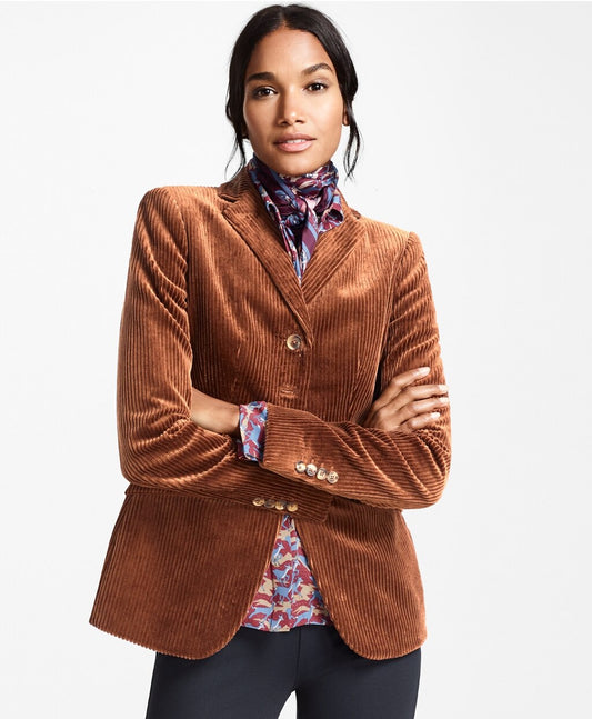 Brooks Brothers Women Cotton Corduroy Jacket