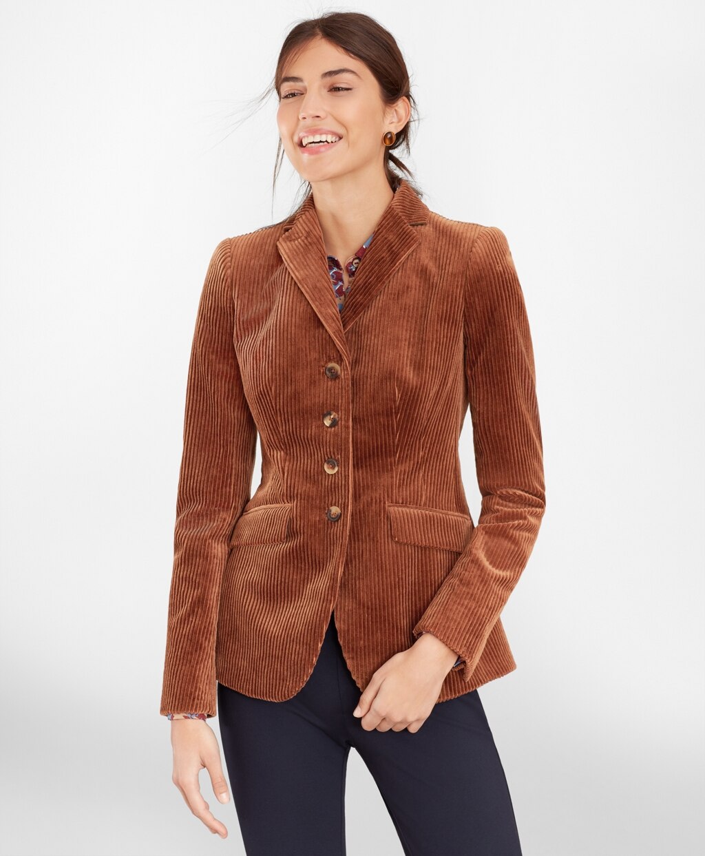 Brooks Brothers Women Cotton Corduroy Jacket