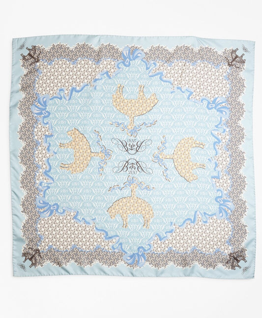 Brooks Brothers Women Limited Edition 200th Anniversary Silk Square Scarf