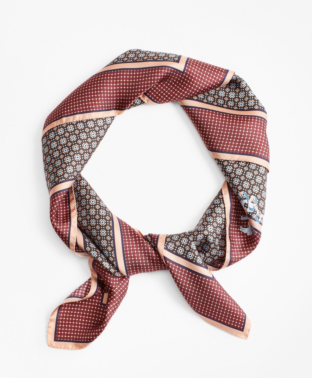 Brooks Brothers Women Foulard Silk Square Scarf