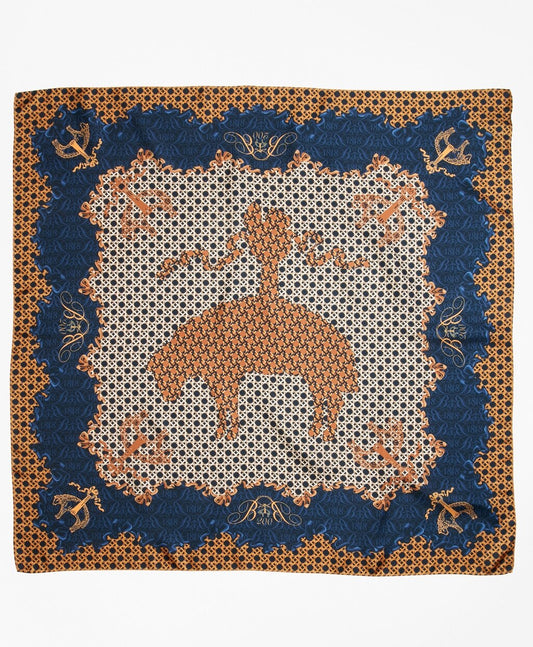 Brooks Brothers Women Limited Edition 200th Anniversary Silk Square Scarf