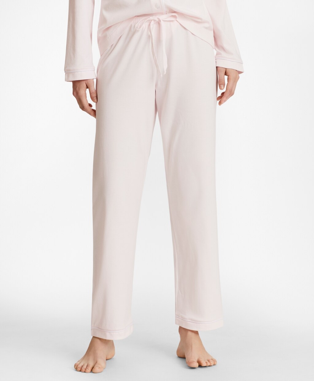 Brooks Brothers Women Logo-Embroidered Pima Cotton Interlock Jersey Pajama Set