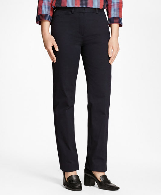 Brooks Brothers Women Stretch Cotton Twill Pants