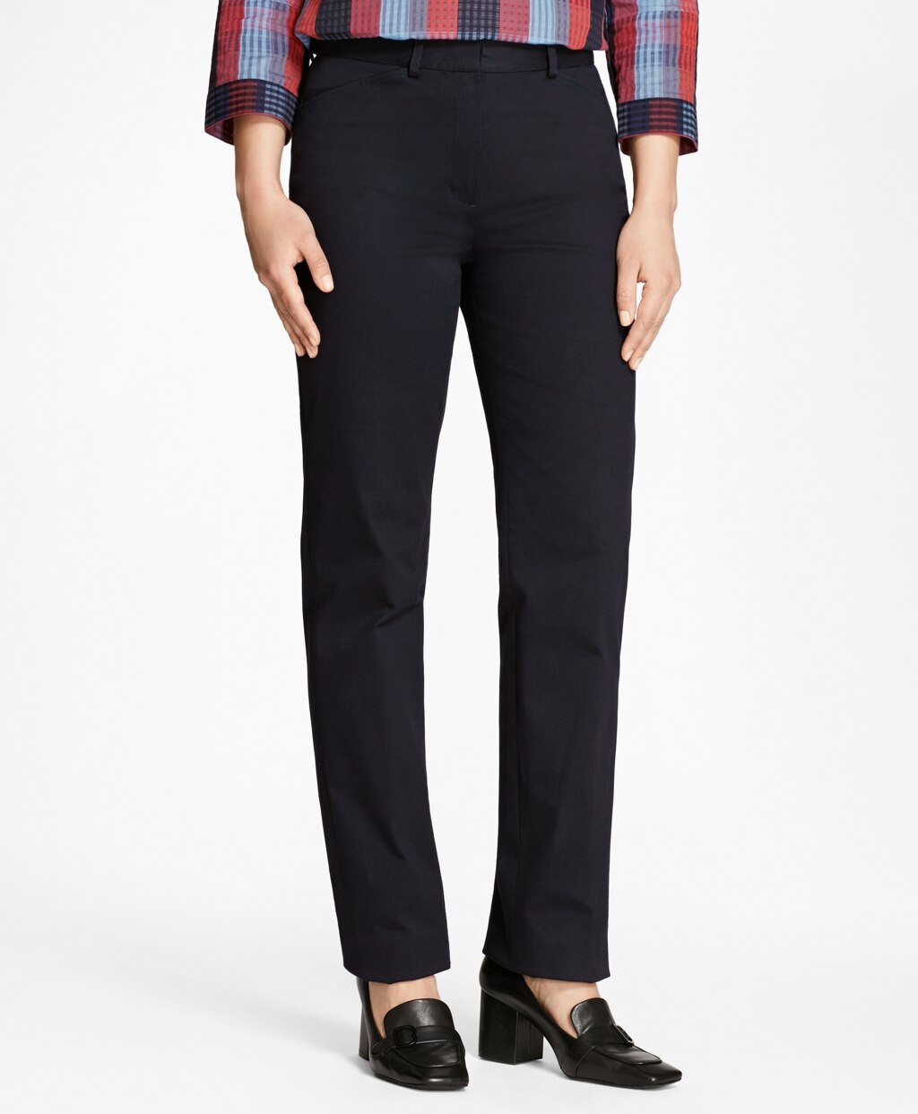 Brooks Brothers Women Stretch Cotton Twill Pants