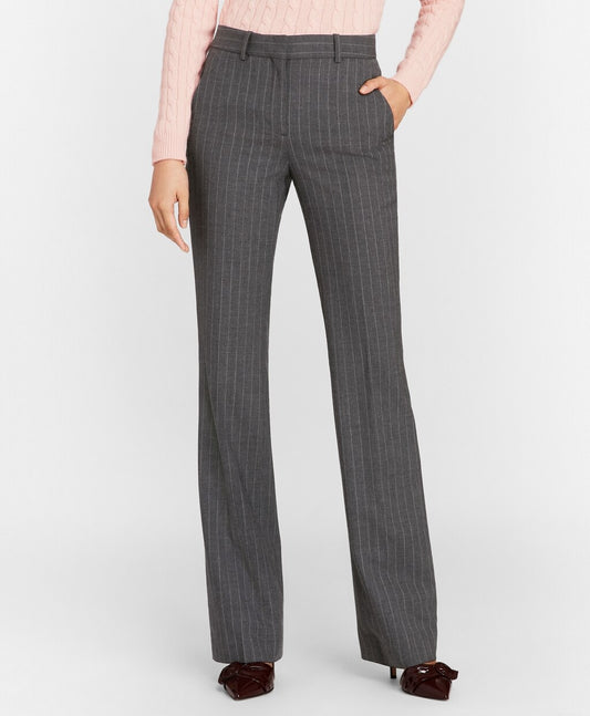 Brooks Brothers Women Pinstripe Stretch Wool Pants