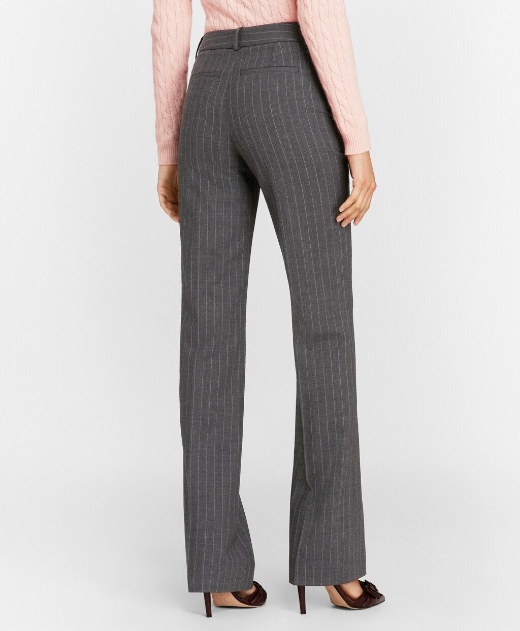 Brooks Brothers Women Pinstripe Stretch Wool Pants