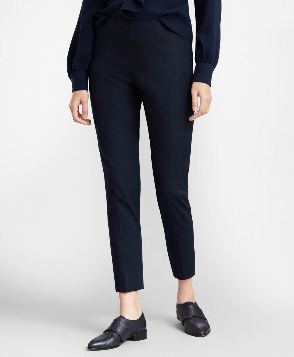 Brooks Brothers Women Stretch Cotton Ankle Pants