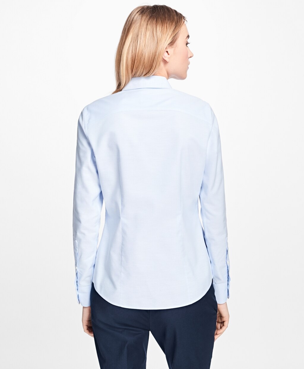 Brooks Brothers Women Non-Iron Tailored-Fit Supima® Cotton Dress Shirt