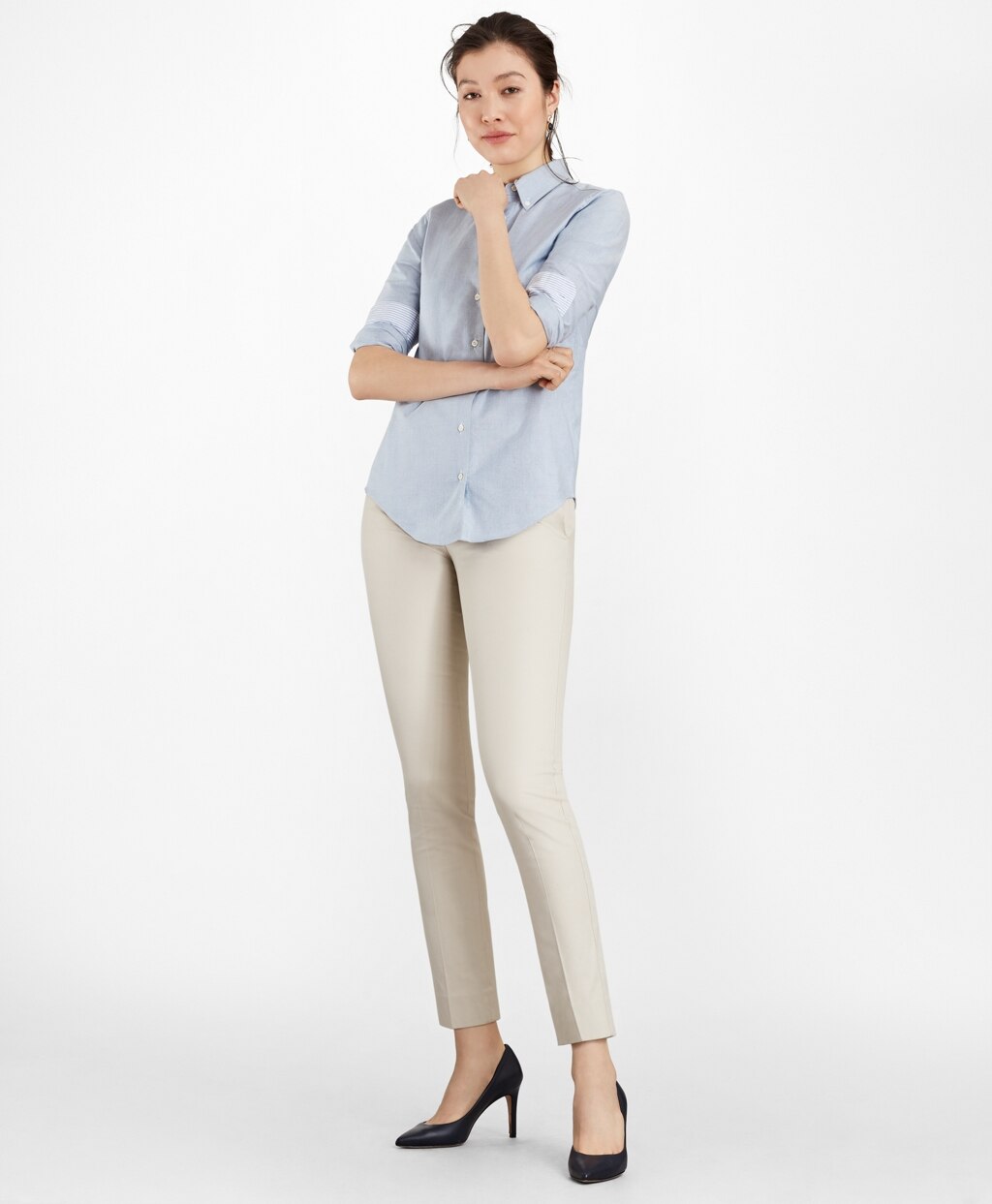 Brooks Brothers Women Classic-Fit Supima® Cotton Oxford Button-Down Shirt