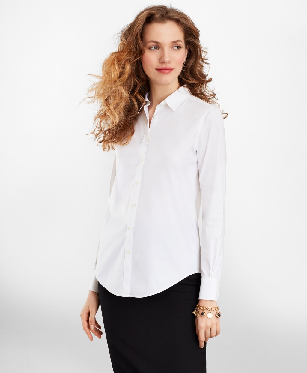 Brooks Brothers Women Non-Iron Classic-Fit Dress Shirt