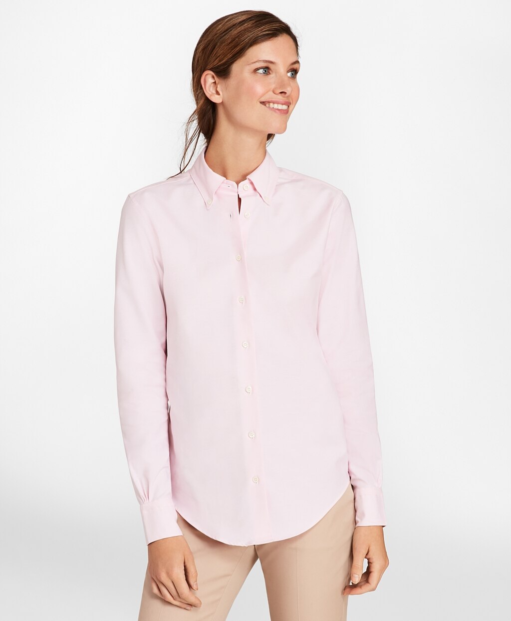 Brooks Brothers Women Classic-Fit Supima® Cotton Oxford Button-Down Shirt