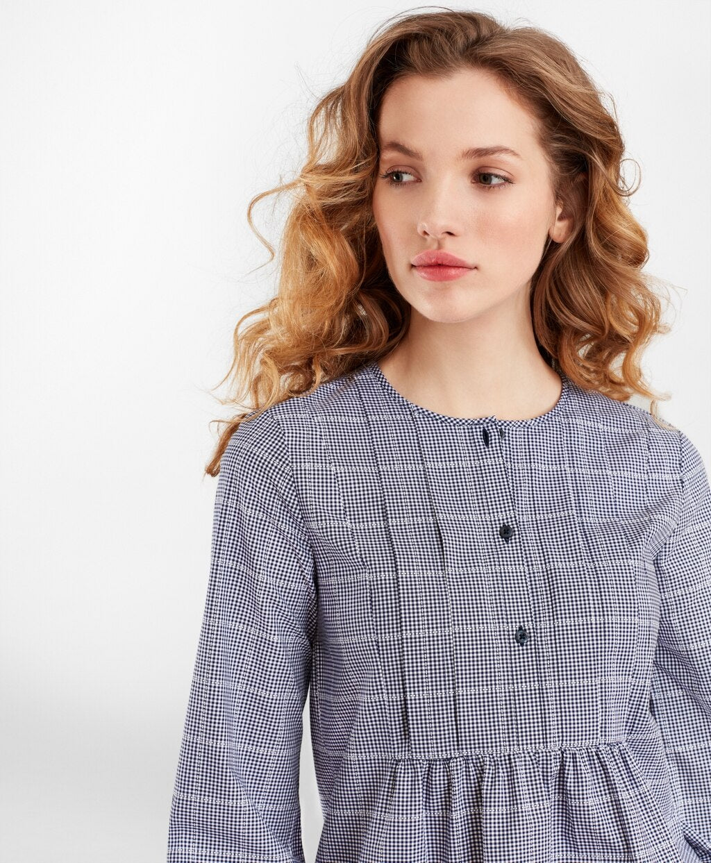 Brooks Brothers Women Checked Supima® Cotton Tunic
