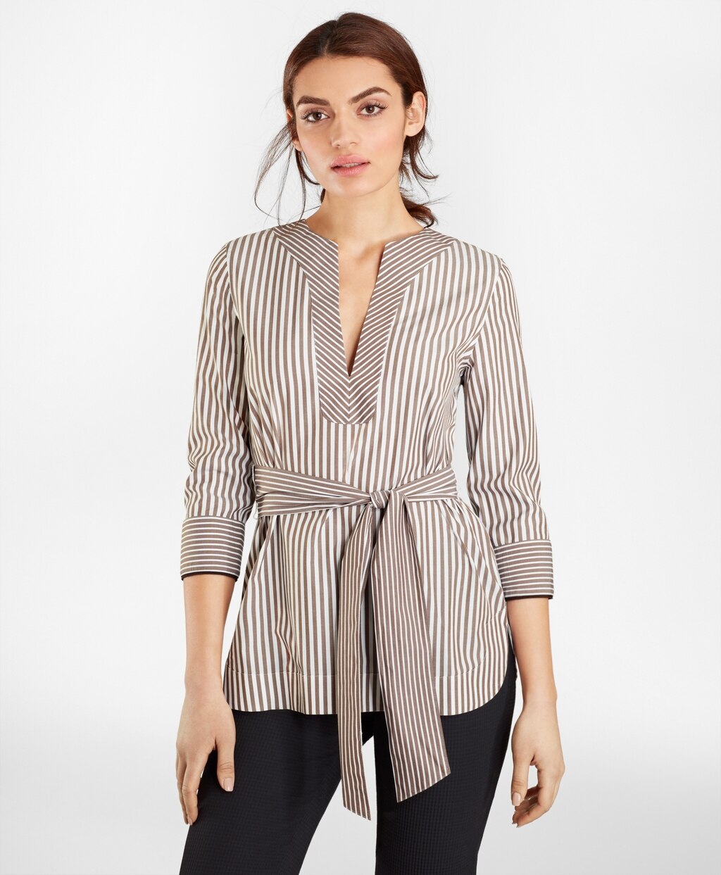 Brooks Brothers Women Non-Iron Striped Supima® Cotton Shirt
