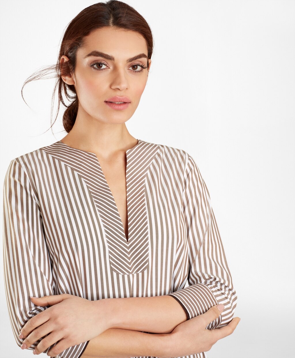 Brooks Brothers Women Non-Iron Striped Supima® Cotton Shirt