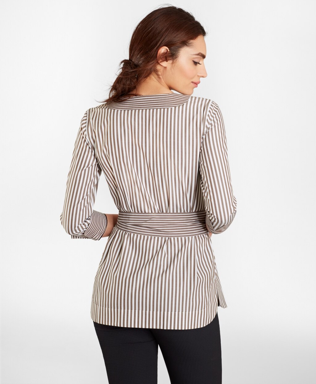 Brooks Brothers Women Non-Iron Striped Supima® Cotton Shirt
