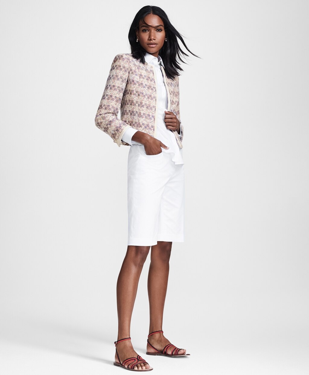 Brooks Brothers Women Tailored-Fit Performance Non-Iron COOLMAX® Poplin Shirt