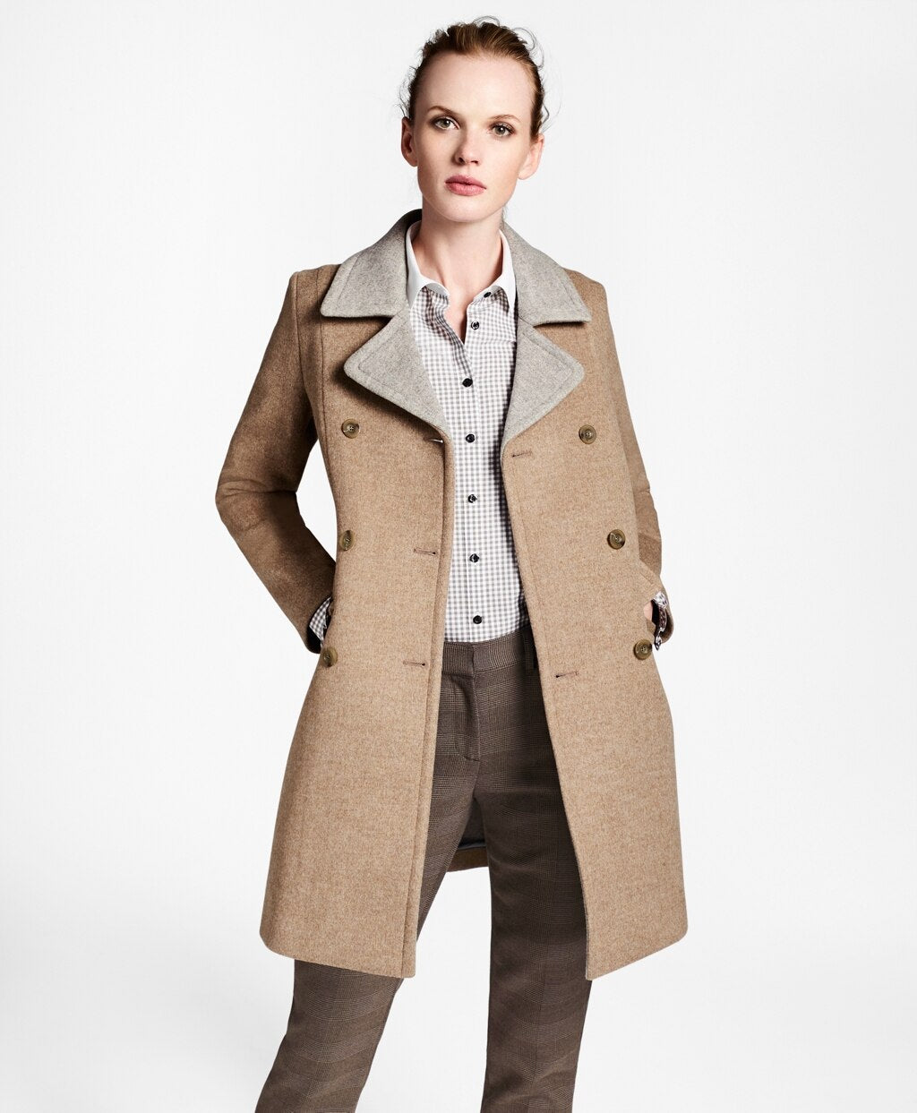 Brooks Brothers Women Wool Pea Coat