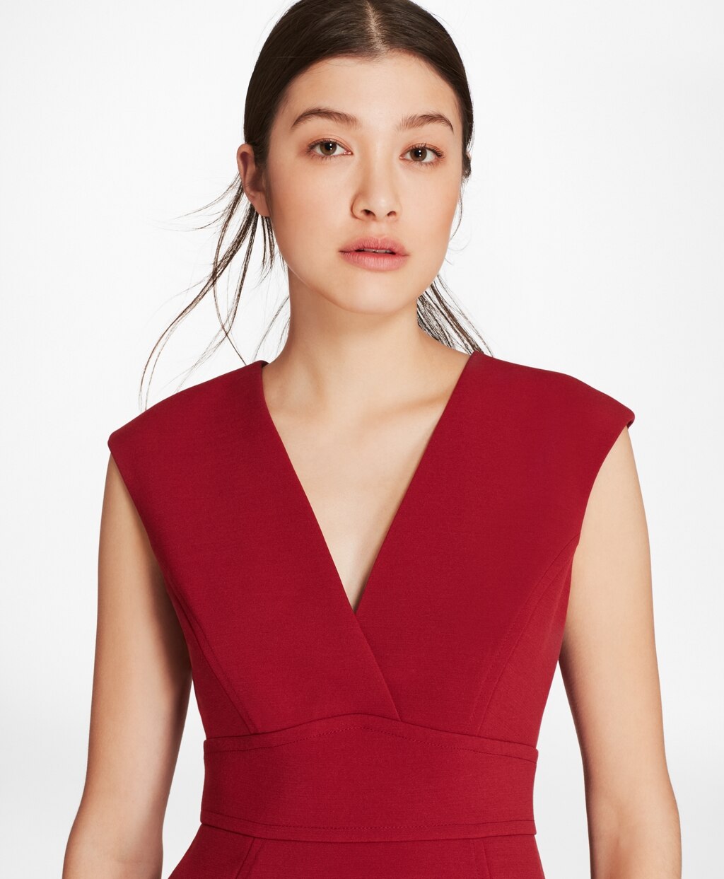 Brooks Brothers Women Double-Weave Crepe Sheath Dress