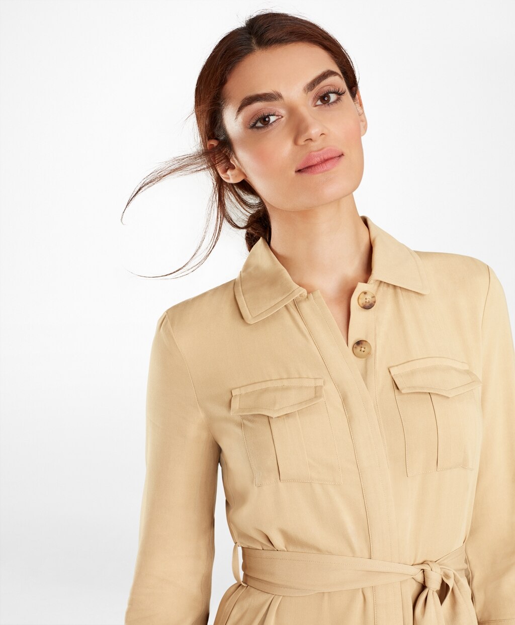 Brooks Brothers Women Twill Shirt Dress