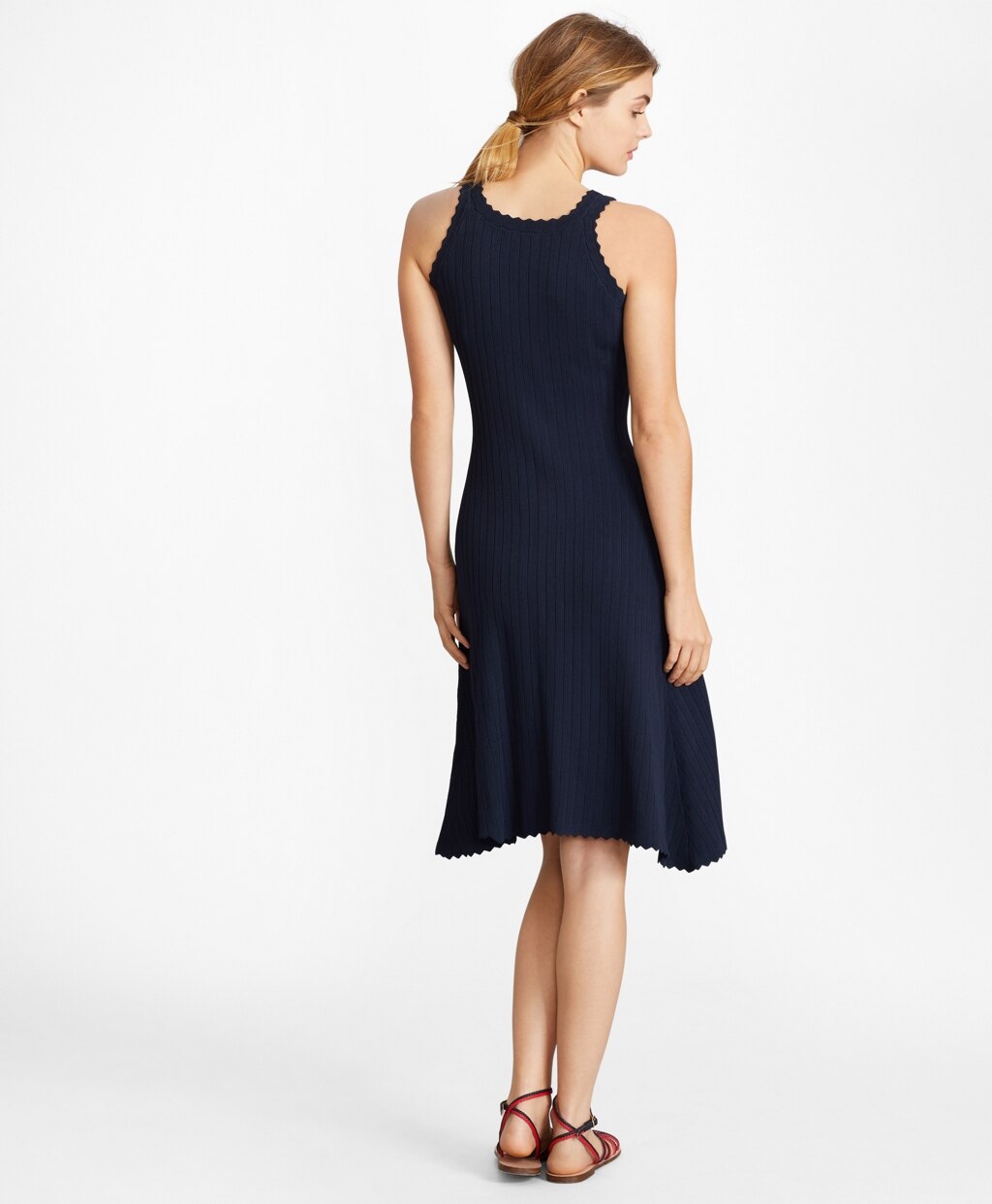 Brooks Brothers Women Rib-Knit Dress