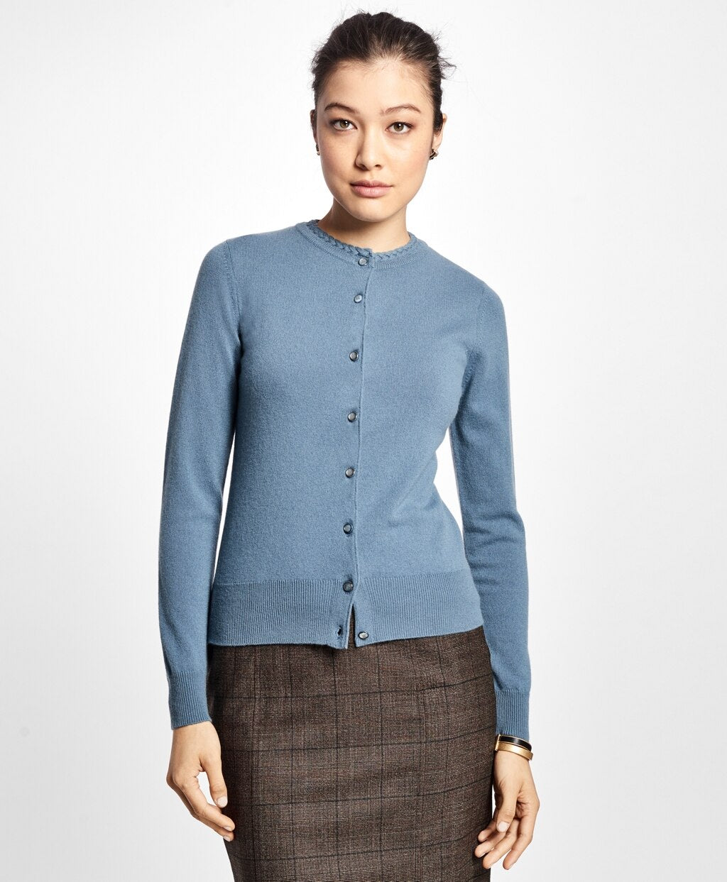 Brooks Brothers Women Long-Sleeve Cashmere Cardigan